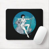 Grave Girl Mouse Pad Mousepad (Mit Mouse)