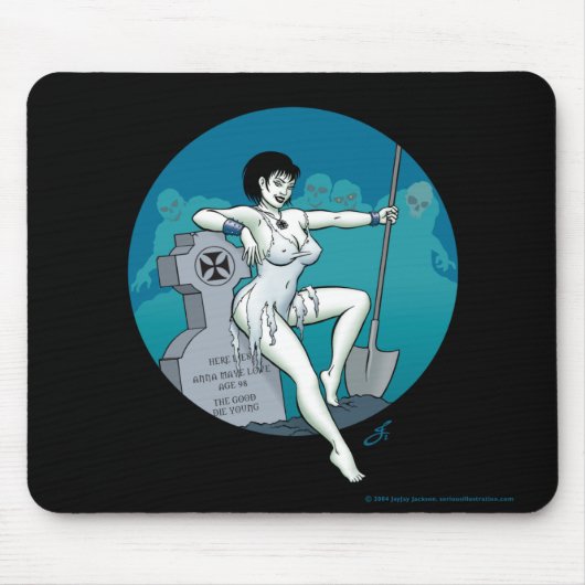 Grave Girl Mouse Pad Mousepad (Vorne)