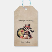 Grave Mistake Gothic Skeleton Halloween Baby Bday Geschenkanhänger (Rückseite)