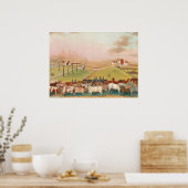 Grave von William Pen, Edward Hicks Fine Art Poste Poster (Küche)