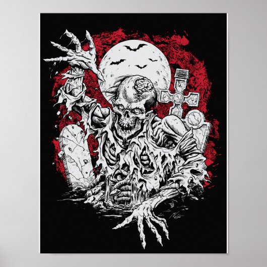 Grave Zombie Poster (Vorne)