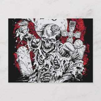 Grave Zombie Postkarte