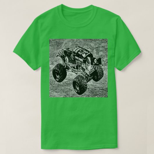 Gravedigger Black and White T-Shirt (Design vorne)