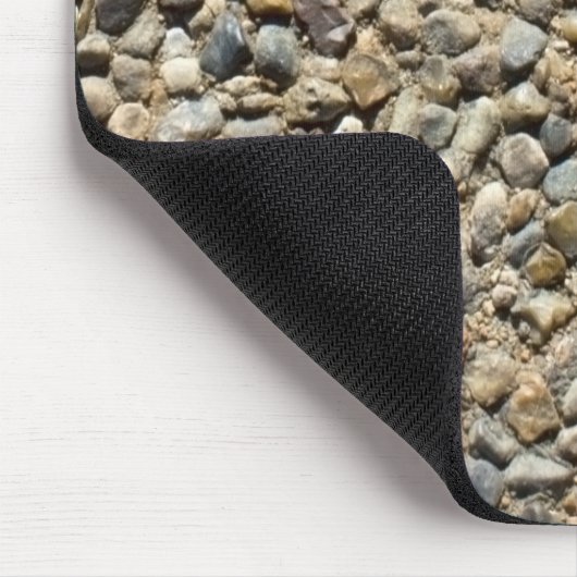 Gravel and Sand Realistic Texture Rock Fotografie Mousepad (Ecke)