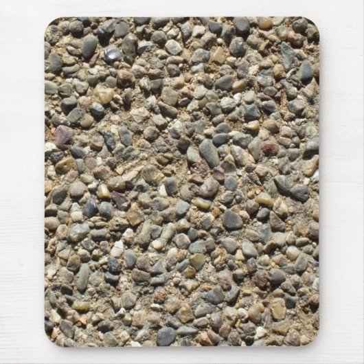 Gravel and Sand Realistic Texture Rock Fotografie Mousepad (Vorne)