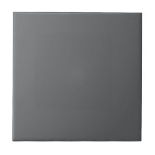 Gravel Gray Solid Color Klassisches Elegant Fliese