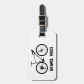 Gravel Vibes Cycling Gepäckanhänger (Vorderseite vertikal)