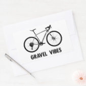 Gravel Vibes Cycling Rechteckiger Aufkleber (Umschlag)