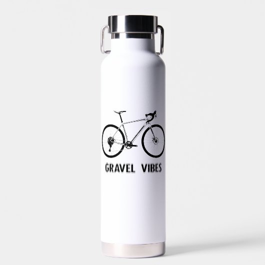 Gravel Vibes Cycling Trinkflasche (Vorne)