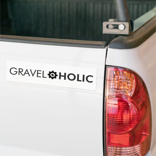 Gravelaholic Gravel Cycling Autoaufkleber (Auf Lkw)