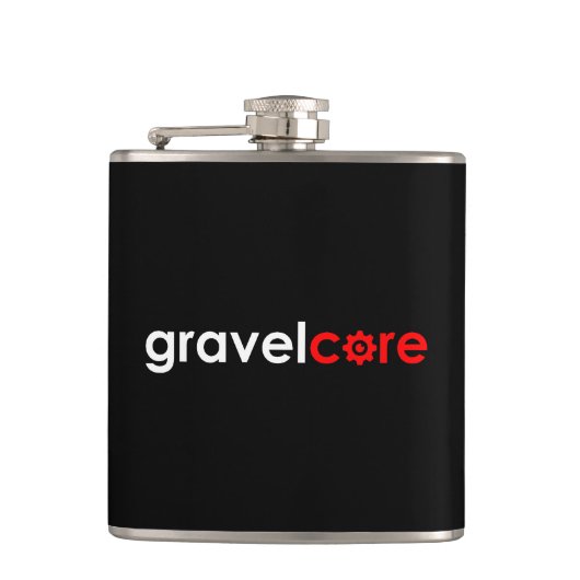 Gravelcore Gravel Cycling Flachmann (Vorderseite)