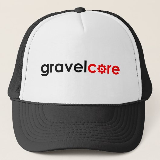 Gravelcore Gravel Cycling Truckerkappe (Vorderseite)