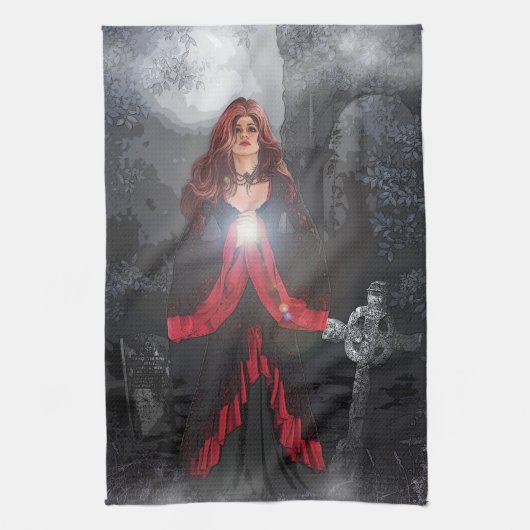 Gravelight Enchantress Geschirrtuch (Vertikal)