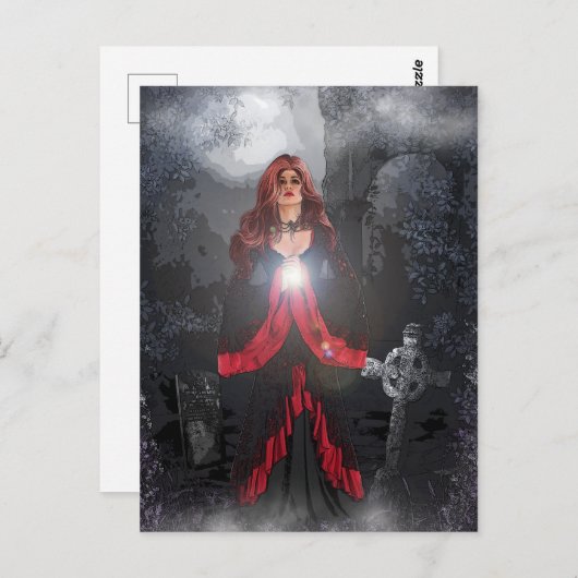Gravelight Enchantress Postkarte (Vorne/Hinten)
