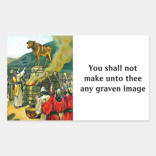 Graven Image Rechteckiger Aufkleber (Vorderseite)