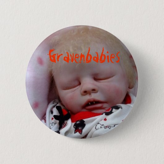 Gravenbabies Horrorpuppe Button (Vorderseite)