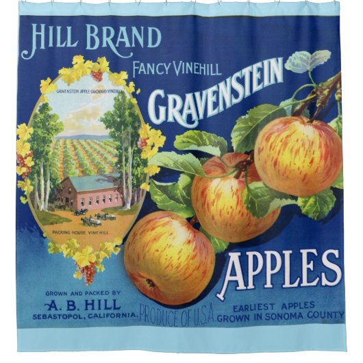 Gravenstein Apple Duschvorhang (Vorderseite)