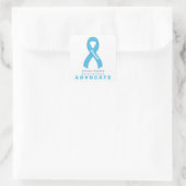 Graves Disease Advocate White Square Aufkleber (Tasche)