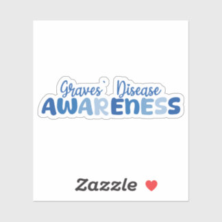 Grave's Disease Awareness , Autoimmunerkrankung Aufkleber