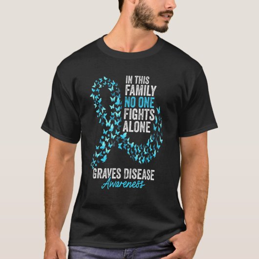Graves Disease Awareness Month Butterflies Light B T-Shirt (Vorderseite)