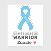 Graves Disease Vinyl Sticker (Blatt)
