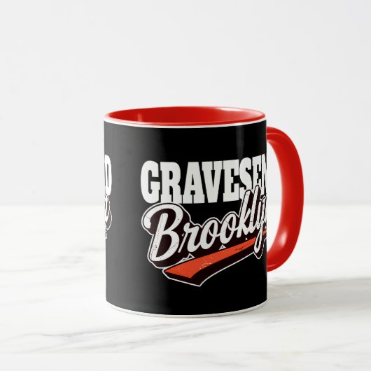 Gravesend Brooklyn Tasse (VorderseiteRechts)