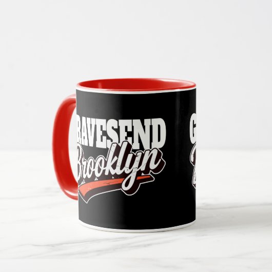 Gravesend Brooklyn Tasse (Vorderseite Links)