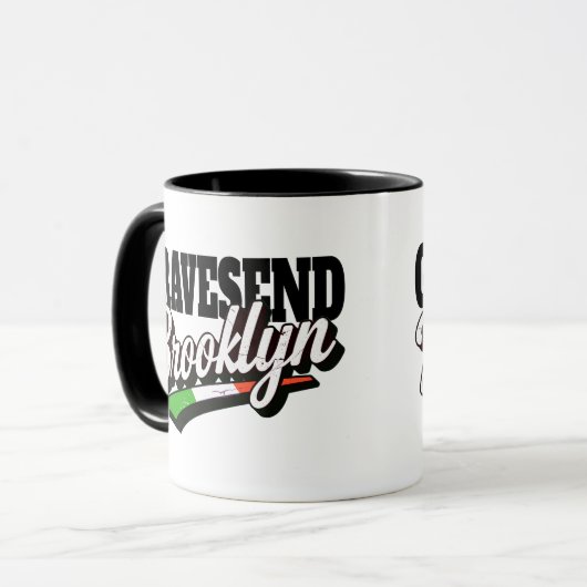 Gravesend Brooklyn Tasse (Vorderseite Links)