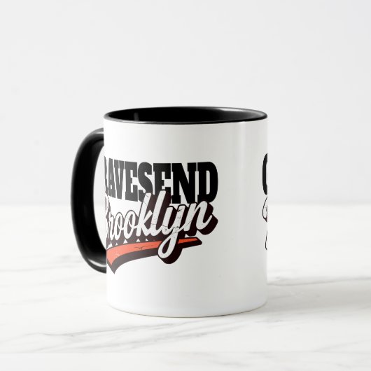 Gravesend Brooklyn Tasse (Vorderseite Links)