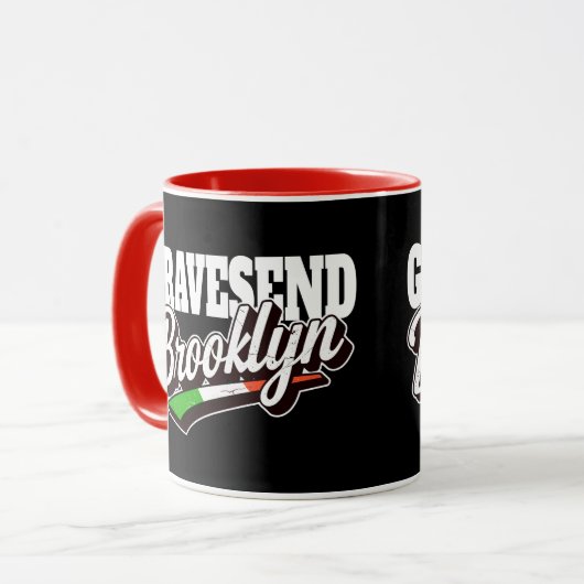 Gravesend Brooklyn Tasse (Vorderseite Links)
