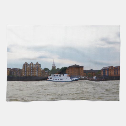 Gravesend in Kent. Geschirrtuch (Horizontal)