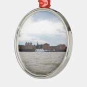 Gravesend in Kent Silbernes Ornament (Links)