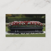 Graveside Service Casket Beerdigung Zuhause Direct Visitenkarte (Vorderseite)