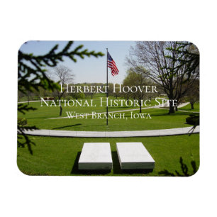 Gravesite, Präsident Herbert und Lou Hoover, Iowa Magnet
