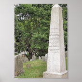 Gravesite von Gov. Bradford Poster (Vorne)