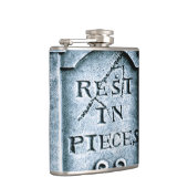 Gravestone Grave Halloween Flachmann (Rechts)