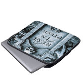 Gravestone Grave Halloween Laptopschutzhülle (Vorne Knopf)