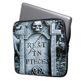 Gravestone Grave Halloween Laptopschutzhülle (Vorderseite Links)