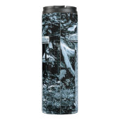 Gravestone Grave Halloween Thermosbecher (Rückseite)
