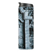 Gravestone Grave Halloween Thermosbecher (Nach rechts gedreht)