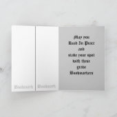Gravestone Lesezeichen Card Karte (Innenseite)