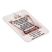 GRAVESTONE, PAUSE STRANGER POEM MAGNET (Rechte Seite)