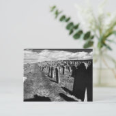 Gravestones, Whitby Abbey, Whitby, North Yorkshire Postkarte (Stehend Vorderseite)