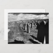 Gravestones, Whitby Abbey, Whitby, North Yorkshire Postkarte (Vorne/Hinten)