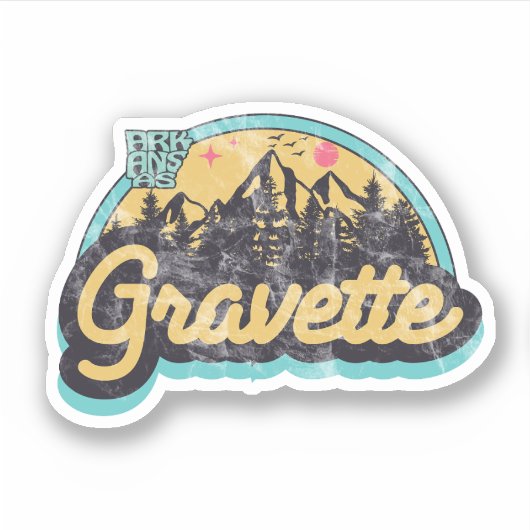 Gravette, Arkansas Sticker (Vorderseite)