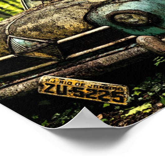 Graveyard Classic Car | Hansa Borg Ward Poster (Ecke)