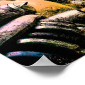 Graveyard Classic Car | Rolls Royce Poster (Ecke)