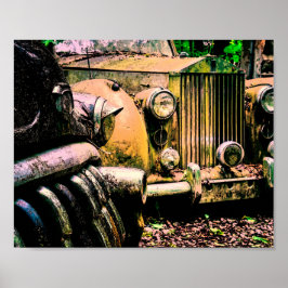 Graveyard Classic Car | Rolls Royce Poster