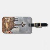 Graveyard Cross nah-up, Portugal Gepäckanhänger (Vorderseite horizontal)