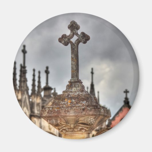 Graveyard Cross nah-up, Portugal Magnet (Vorne)